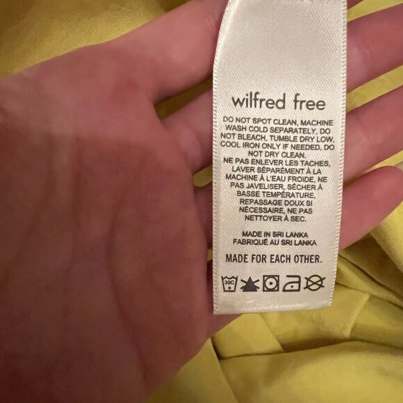 Aritzia Wilfred Free - GETAWAY DRESS - T-Shirt Dress - Yellow - 2xs - Picture 5 of 6